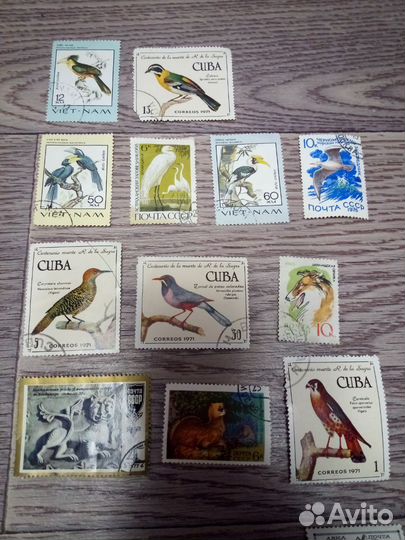 Марки разных годов