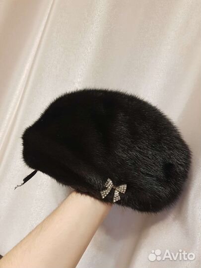 Шапка норковая женская