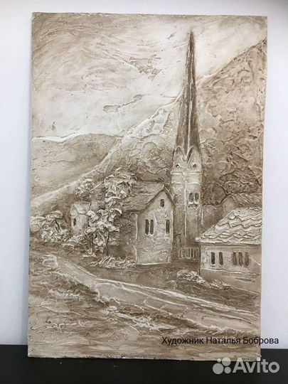 Картина барельеф