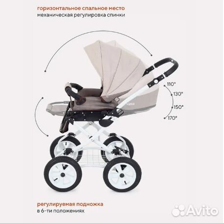 Коляска 2в1 Б/У в отличном состоянии