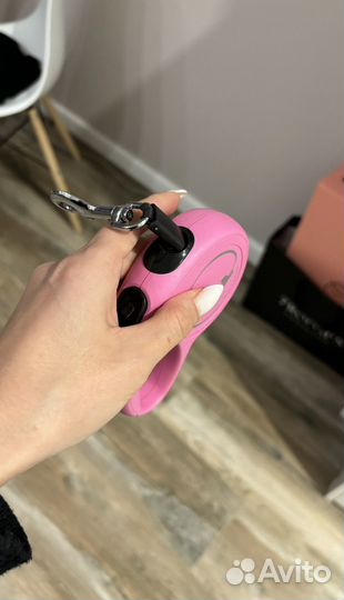 Поводок рулетка для собак и кошек 3 м