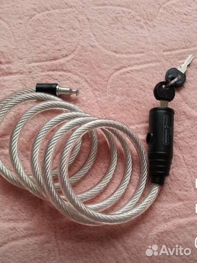 Велозамок трос 1.5м B'twin