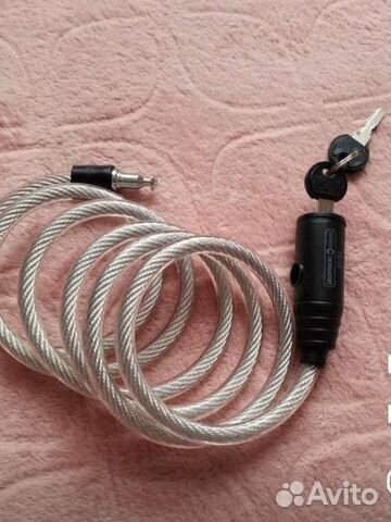 Велозамок трос 1.5м B'twin