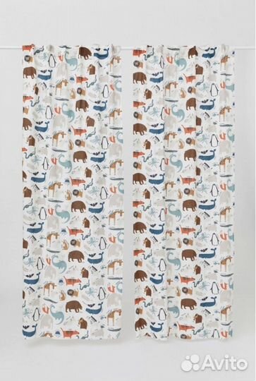 Шторы в детскую hm home новые