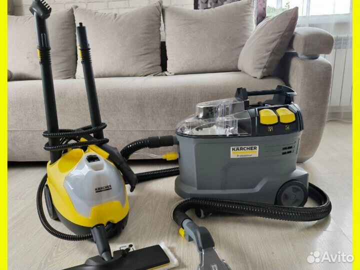 Аренда моющего пылесоса Karcher, пароочиститель