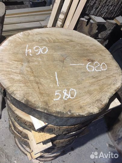 Торцевые спилы, слэбы из массива дерева