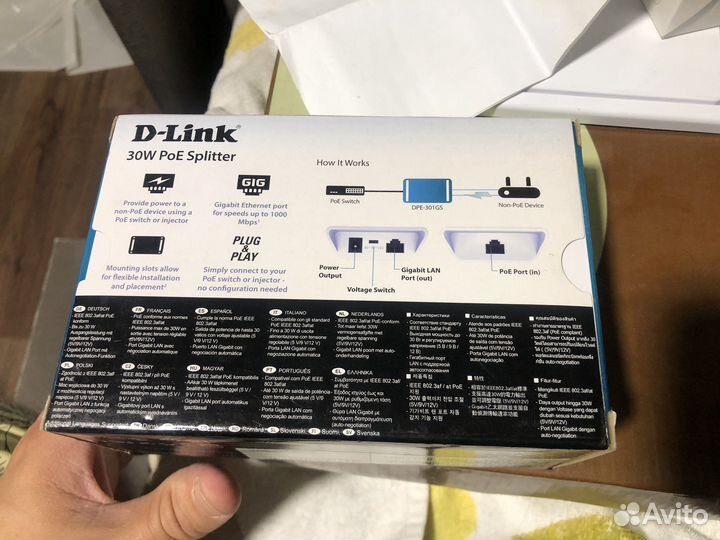 Сетевой адаптер рое D-Link DPE-301GS/A1A Ethernet