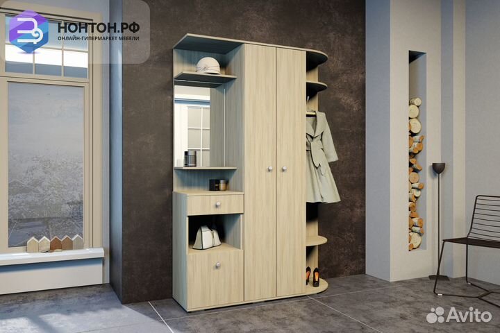 Прихожая Виза ясень шимо светлый