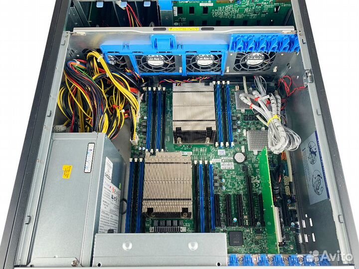 Сервер Supermicro 7048R 743T 2x E5-2620v3 128Gb