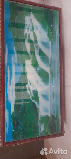 Картина водопад с подсветкой