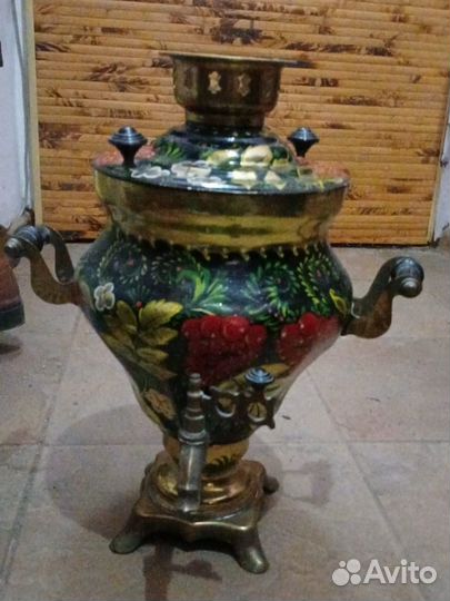 Самовар Электрический расписной б\у