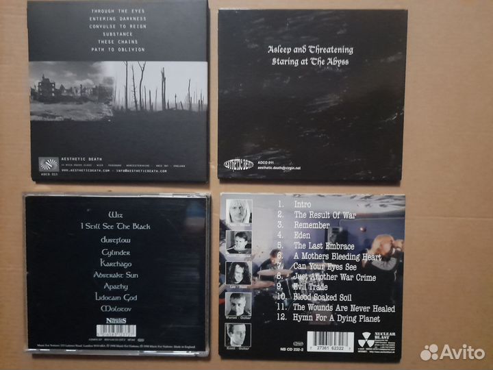 Фирменные CD разных metal исполнителей. Люкс