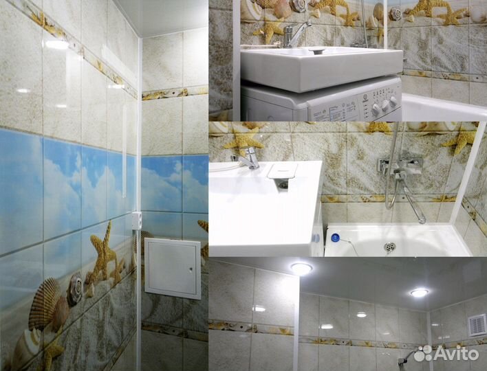 Ремонт ванной панелями пвх, красиво и качественно