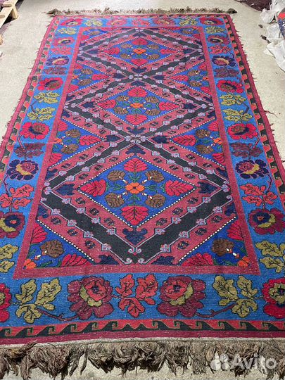 Старинный сумах (ковер) ручной работы 3.05/1.85