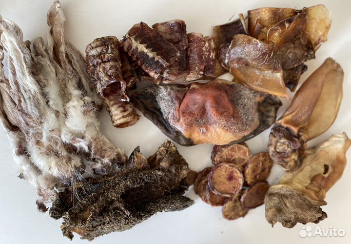 Натуральные сушеные лакомства для собак