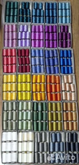 Нитки для рукоделия, оверлока, шитья, вышивания