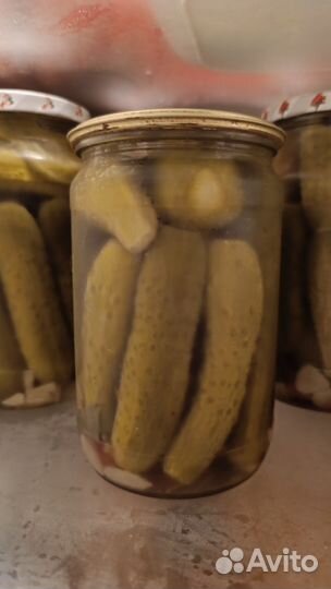 Капуста квашеная 3-л.банка, огурчики, компоты и тд