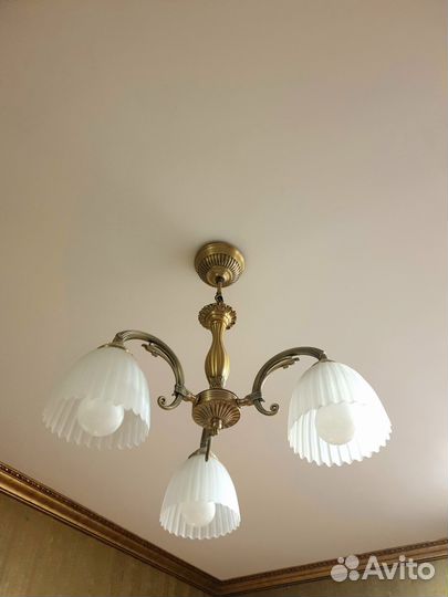 Люстра, латунь, Германия