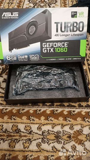 Видеокарта geforce gtx 1060 turbo 6 gb