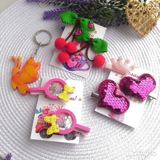 Резиночки для волос ручной работы