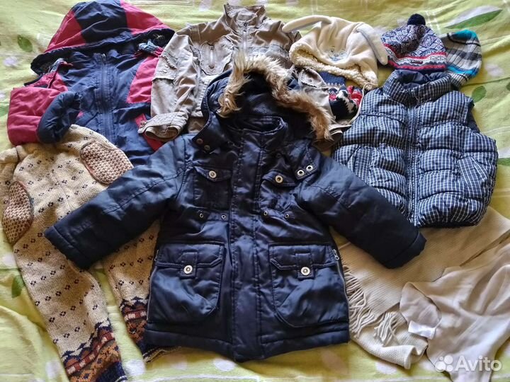 Вещи от 3 до 5л д/мальчика пакетами