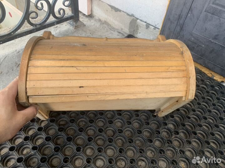 Хлебница деревянная СССР