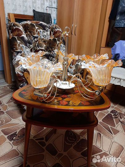 Люстра потолочная бу