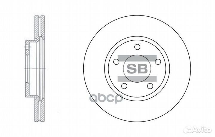 Диск тормозной mazda 3 1.4/1.6 03/mazda 5 15 1
