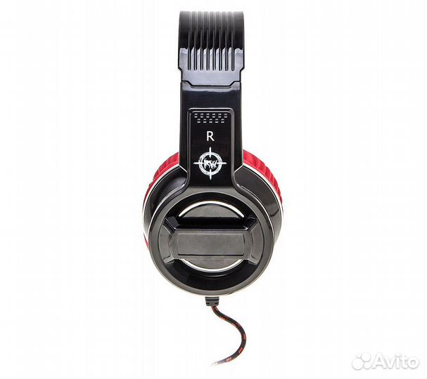 Компьютерная гарнитура Оклик HS-L350G Red War, чер