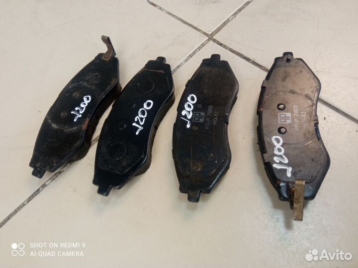 Колодки тормозные Chevrolet Lacetti