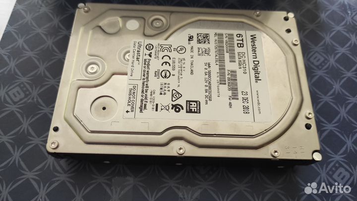 Жесткий диск WD Black 6Tb Ultrastar