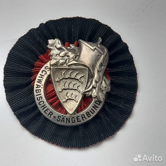 Антикварный знак schwäbischer sängerbund