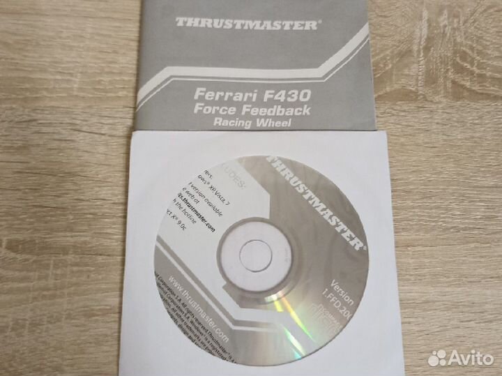 Игровой руль thrustmaster ferrari f430 force