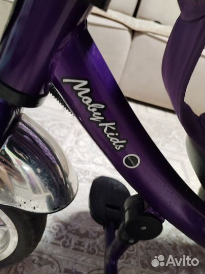 Детский велосипед с родительской ручкой бу