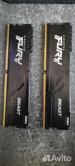 Озу kingston ddr4 16gb (1-8gb)