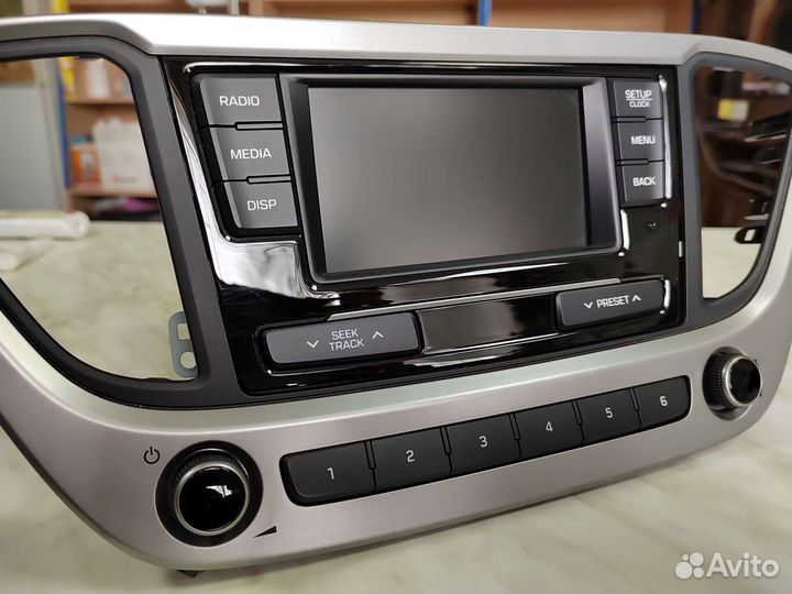 Штатная магнитола hyundai Solaris