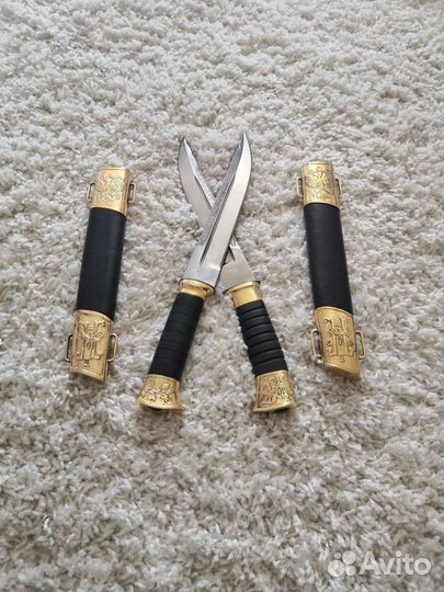 Нож пластун с резьбой