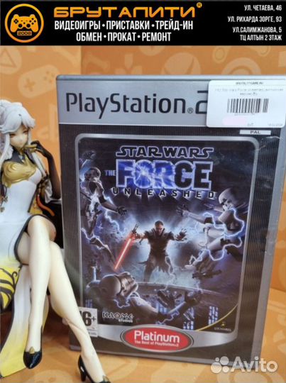 PS2 Star Wars Force Unleashed (английская версия)