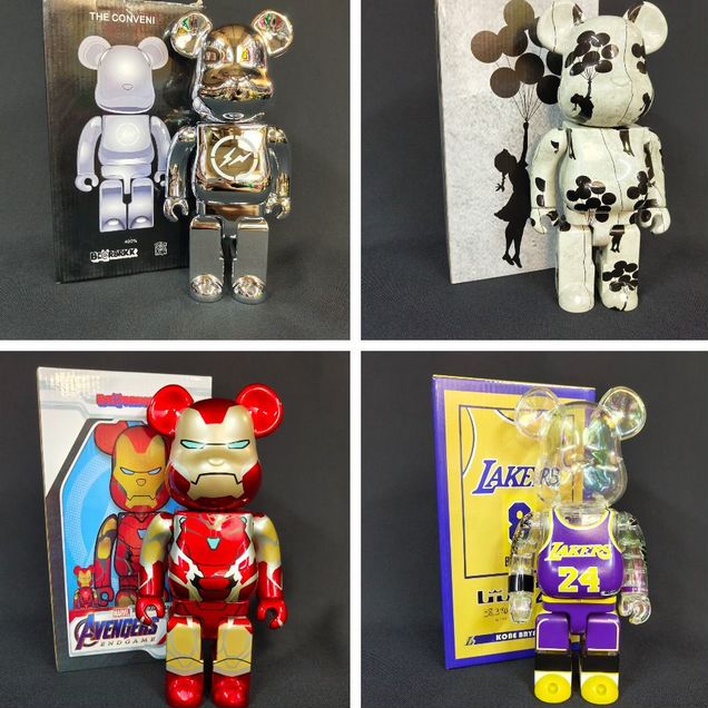Bearbrick 400% - более 100 моделей в шоуруме