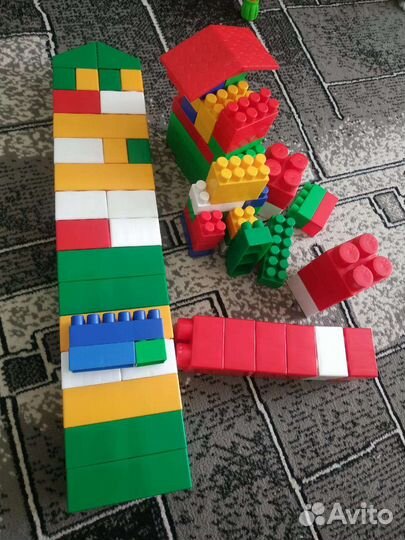 Лего маленький и большой конструктор