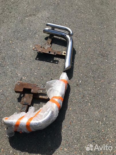 Хром задний на Land Cruiser Prado