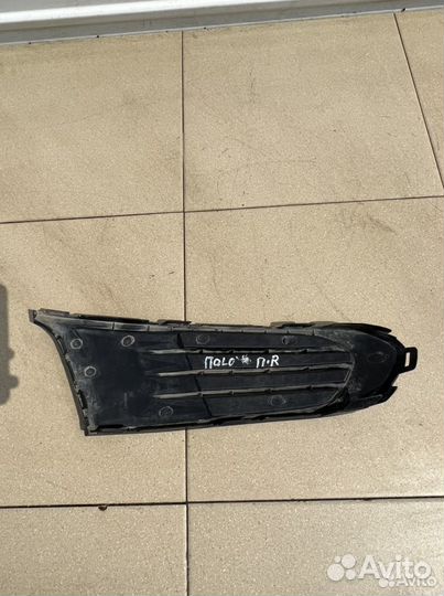 Накладка бампера передняя Volkswagen Polo 5