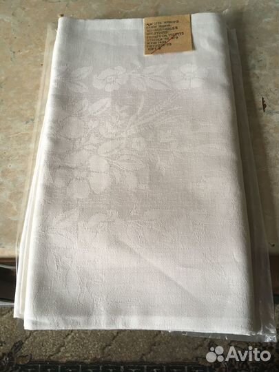 Скатерть льняная+хлопок /жаккард