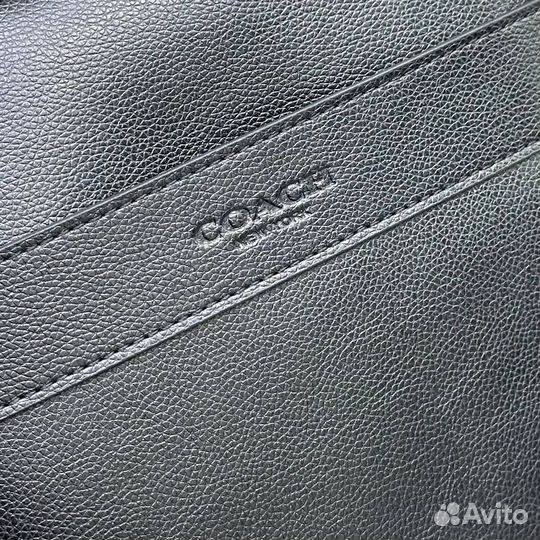 Барсетка кожаная мужская Coach