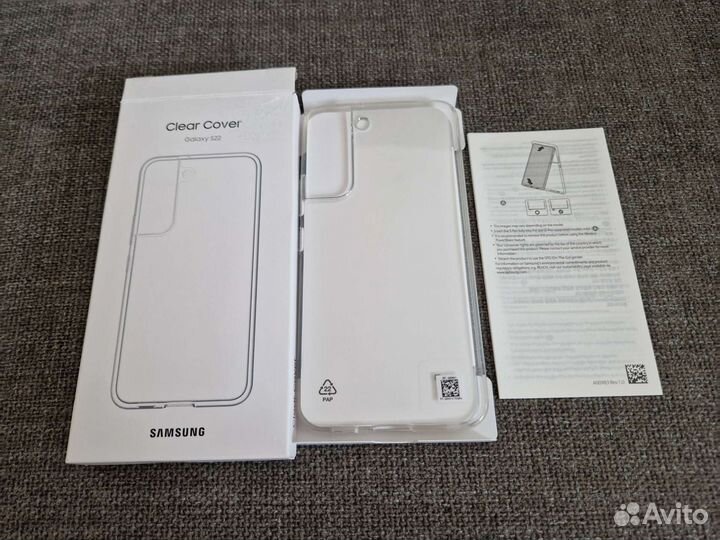Чехол Clear Cover EF-QS901 для Samsung Galaxy S22