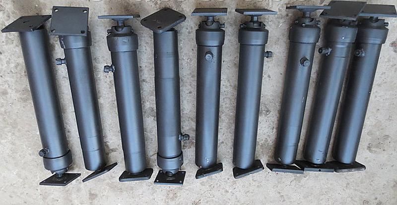 гидроцилиндры птс. гидроцилиндр трехштоковый 2птс4. ш50. размеры гидроцилиндра на тракторной телеги. гидроцилиндры птс.