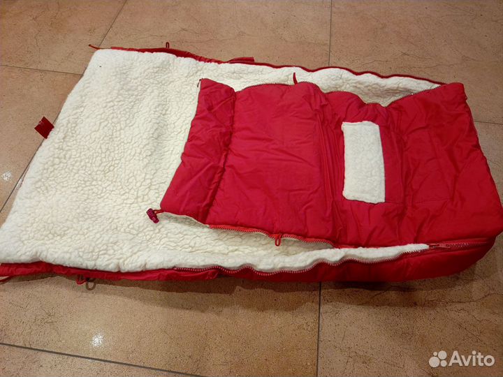 Конверт в коляску зимний