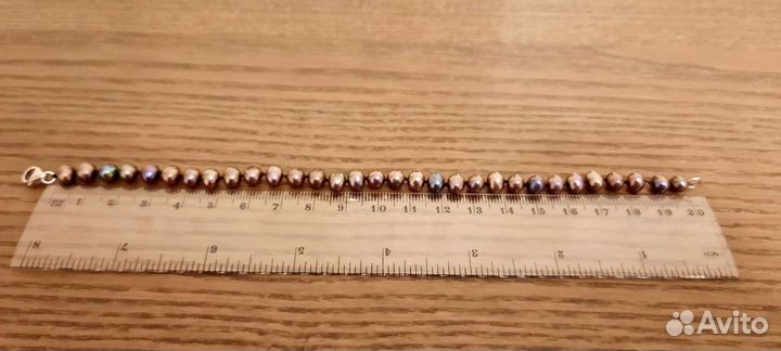 Браслет из натурального жемчуга