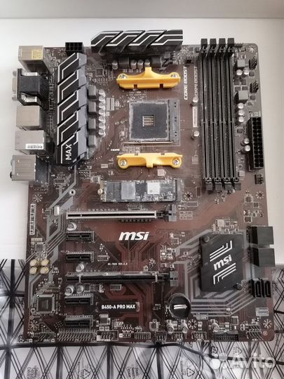 Материнская плата MSI B450-A pro max