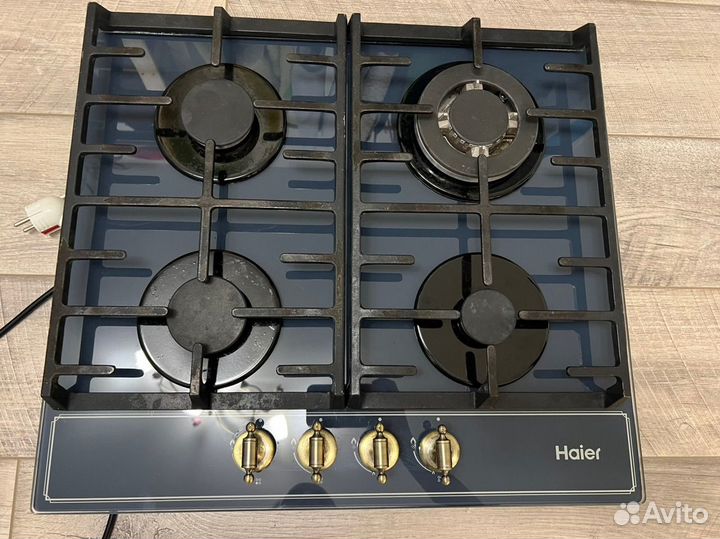 Встраиваемая газовая варочная панель haier
